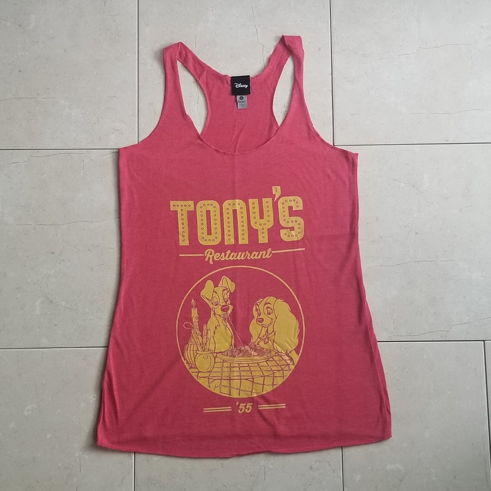 BoxLunch Disney Lady And The Tramp Tony's Restaurant Tank Top
